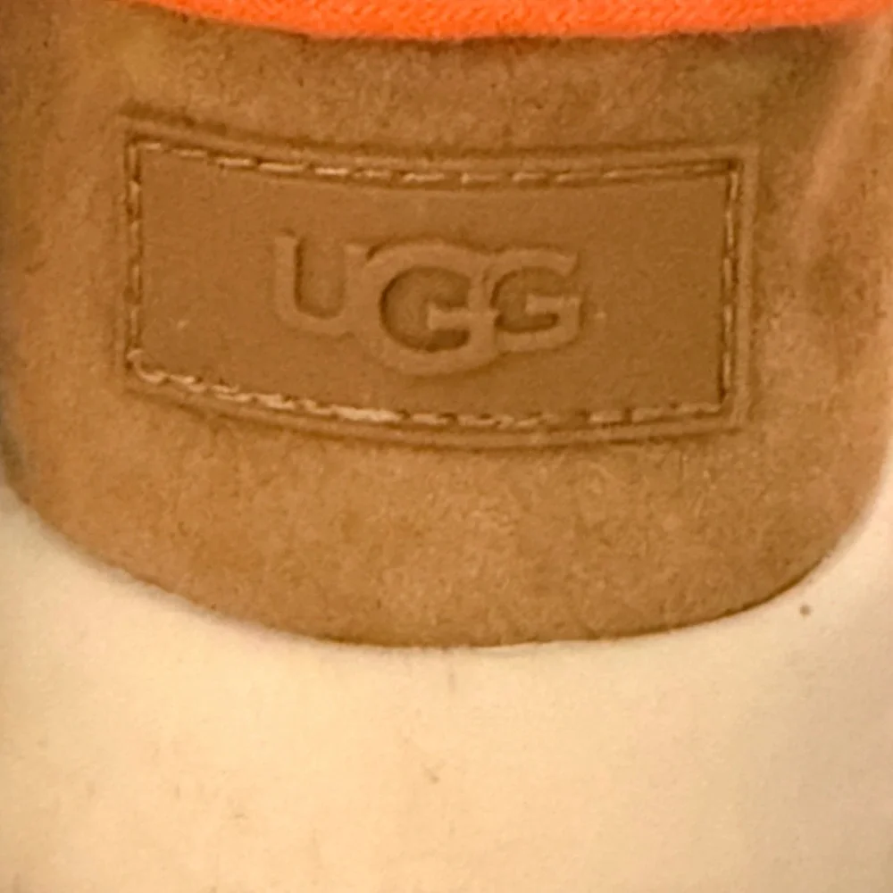 UGG Lakesider Heritage Mid Boots Womens 7 Chestnut Suede Orange Bungee Sneaker